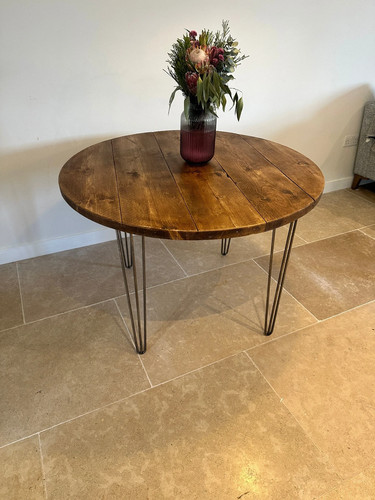 Foret round rustic - rustic, circle