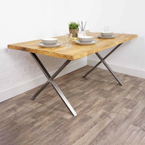 Dining table wooden - wooden, solid