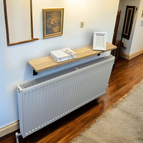 Oak radiator shelf - oak, deep
