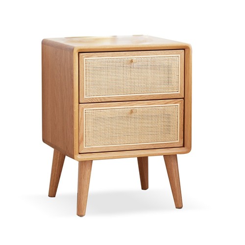 Solid oak nightstand handmade - solid,