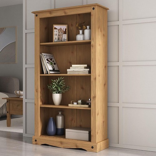 Corona bookcase pine - corona,